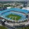aerial view of football stadium